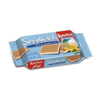לואקר וופל סנדוויץ" וניל 25 גרם